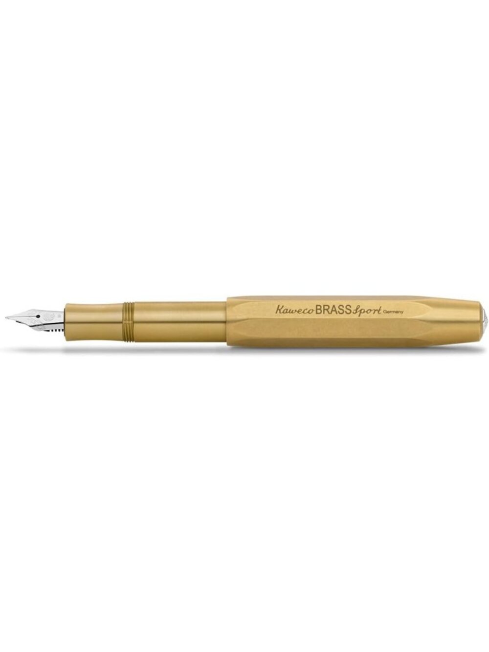 Elegant Brass Sport Fountain Pen - Smooth Writing, Classic Design, Perfect Gift